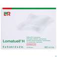 Sie sehen eine Packung Salbenverband Lomatuell-h 5x 5cm 10st, Produktbild: 02 Salbenverband Lomatuell-h 5x 5cm 10st, A-Nr.: 2029054 - 02