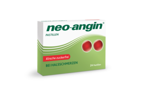 neo-angin® Kirsche zuckerfrei Pastillen, 24 Stück, A-Nr.: 3931414 - 01