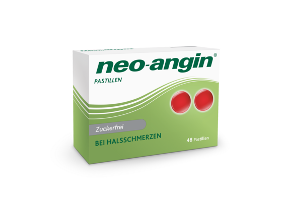 neo-angin® zuckerfrei Pastillen, 48 Stück, A-Nr.: 3523017 - 01