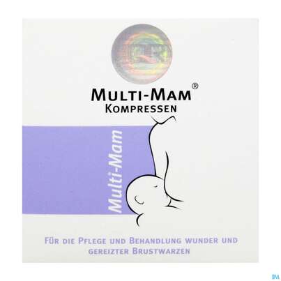 Sie sehen eine Packung MULTI-MAM KOMPR, 12 Stück, Produktbild: 01 MULTI-MAM KOMPR, 12 Stück, A-Nr.: 2648969 - 01