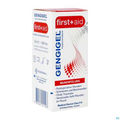 Sie sehen eine Packung Gengigel FIRST AID, 50 Milliliter, Produktbild: 02 Gengigel FIRST AID, 50 Milliliter, A-Nr.: 3377165 - 02