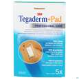 Sie sehen eine Packung 3M Tegaderm + Pad 9 x 15 cm, 5 Stück, Produktbild: 01 3M Tegaderm + Pad 9 x 15 cm, 5 Stück, A-Nr.: 2022520 - 01