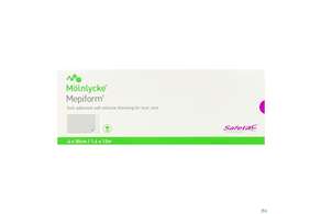 Wundverband Mepiform Silikonverband Selbsthaftend 4x 30cm 5st, A-Nr.: 2211770 - 01