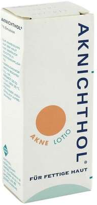 Sie sehen eine Packung Aknichthol Lotio, 30 Gramm, Produktbild: 01 Aknichthol Lotio, 30 Gramm, A-Nr.: 0001376 - 01