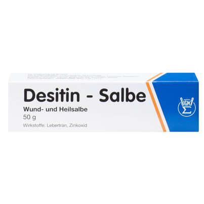 Sie sehen eine Packung Desitin Salbe, 20 Gramm, Produktbild: 01 Desitin Salbe, 20 Gramm, A-Nr.: 0015384 - 01