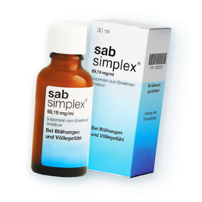 Sie sehen eine Packung Sab-simplex Tropfen, 30 Milliliter, Produktbild: 02 Sab-simplex Tropfen, 30 Milliliter, A-Nr.: 0134893 - 02