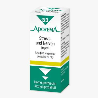 Sie sehen eine Packung APOZEMA TR NR 33 STRESS, 50 Milliliter, Produktbild: 01 APOZEMA TR NR 33 STRESS, 50 Milliliter, A-Nr.: 0982925 - 01