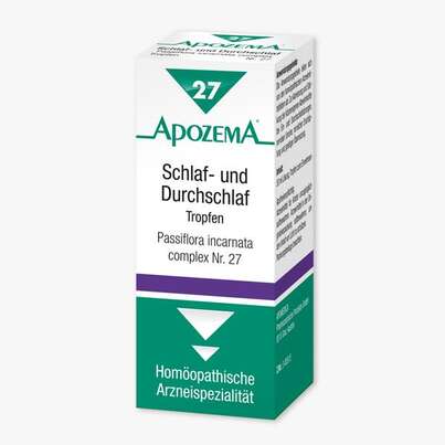 Sie sehen eine Packung APOZEMA TR NR 27 SCHLAF, 50 Milliliter, Produktbild: 01 APOZEMA TR NR 27 SCHLAF, 50 Milliliter, A-Nr.: 0987779 - 01