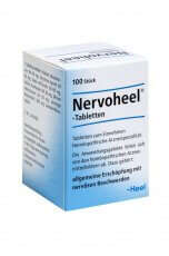 Sie sehen eine Packung NERVO HEEL TBL, 100 Stück, Produktbild: 01 NERVO HEEL TBL, 100 Stück, A-Nr.: 1333577 - 01