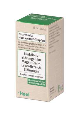 Sie sehen eine Packung NUX VOMICA HOMACCORD TR, 50 Milliliter, Produktbild: 01 NUX VOMICA HOMACCORD TR, 50 Milliliter, A-Nr.: 1333583 - 01