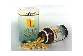 Hafesan Zink Vitamin C Kapseln, 60 Stück, A-Nr.: 1542447 - 01