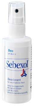Sie sehen eine Packung Sebexol Deo, 60 Milliliter, Produktbild: 01 Sebexol Deo, 60 Milliliter, A-Nr.: 1758242 - 01