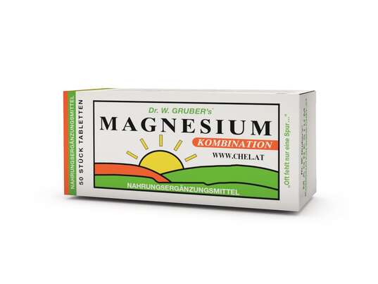 Dr. W. Grubers Magnesium Chelat Kombi, 50 Stück, A-Nr.: 1856878 - 01