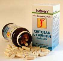 Hafesan Chitosan + L-Carnitin Kapseln, 60 Stück, A-Nr.: 2228813 - 02