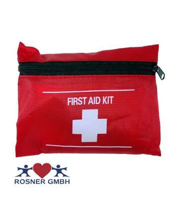 Sie sehen eine Packung Rosner Erste Hilfe Tasche für unterwegs 15 Teilig, 1 Stück, Produktbild: 01 Rosner Erste Hilfe Tasche für unterwegs 15 Teilig, 1 Stück, A-Nr.: 2250600 - 01