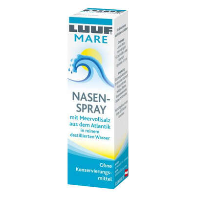 Sie sehen eine Packung LUUF MARE NA-SPRAY, 20 Milliliter, Produktbild: 01 LUUF MARE NA-SPRAY, 20 Milliliter, A-Nr.: 2340800 - 01
