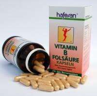 Sie sehen eine Packung Hafesan Vitamin B Folsäure Kapseln 60 Stück, 60 Stück, Produktbild: 01 Hafesan Vitamin B Folsäure Kapseln 60 Stück, 60 Stück, A-Nr.: 2624874 - 01