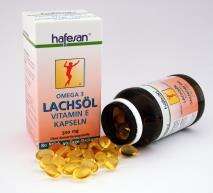 Sie sehen eine Packung Hafesan Lachsöl Vitamin E Kapseln 80 Stück, 80 Stück, Produktbild: 01 Hafesan Lachsöl Vitamin E Kapseln 80 Stück, 80 Stück, A-Nr.: 2628151 - 01