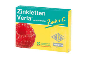 Zinkletten Verla Lutschtabletten Himbeer, 50 Stück, A-Nr.: 2695354 - 01