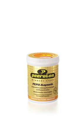 Sie sehen eine Packung Peeroton PEP II -Kapseln, 90 Stück, Produktbild: 01 Peeroton PEP II -Kapseln, 90 Stück, A-Nr.: 2714726 - 01
