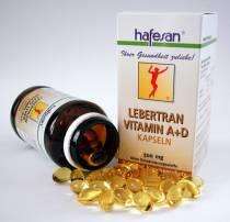 Sie sehen eine Packung Hafesan Lebertran 500mg Kapseln 80 Stück, 80 Stück, Produktbild: 01 Hafesan Lebertran 500mg Kapseln 80 Stück, 80 Stück, A-Nr.: 2717044 - 01