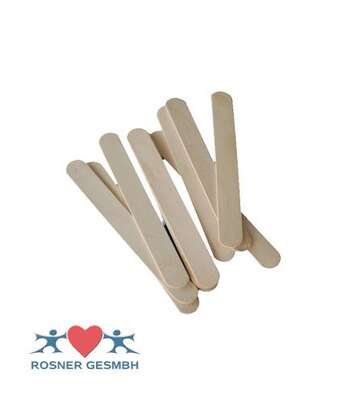 Sie sehen eine Packung Rosner Mundspateln Holz, 100 Stück, Produktbild: 02 Rosner Mundspateln Holz, 100 Stück, A-Nr.: 2972598 - 02