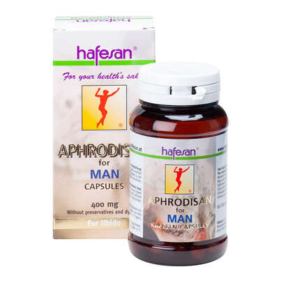 Sie sehen eine Packung Hafesan Aphrodisan for Men Kapseln, 60 Stück, Produktbild: 01 Hafesan Aphrodisan for Men Kapseln, 60 Stück, A-Nr.: 3273425 - 01