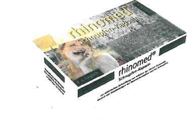 Sie sehen eine Packung Rhinomed Schnupfen-Kapseln, 20 Stück, Produktbild: 02 Rhinomed Schnupfen-Kapseln, 20 Stück, A-Nr.: 3387494 - 02