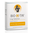 Sie sehen eine Packung BIO-H-TIN Tabletten 5mg, 120 Stück, Produktbild: 02 BIO-H-TIN Tabletten 5mg, 120 Stück, A-Nr.: 3576597 - 02