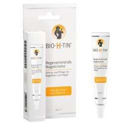 Sie sehen eine Packung BIO-H-TIN Regenerierende Nagelcreme 8ml, 8 Milliliter, Produktbild: 01 BIO-H-TIN Regenerierende Nagelcreme 8ml, 8 Milliliter, A-Nr.: 3578509 - 01