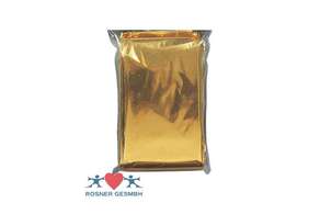 Rosner Rettungsdecke Alu gold/silber, 1 Stück, A-Nr.: 3819060 - 01