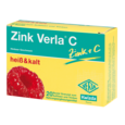 Sie sehen eine Packung Zink Verla C 5 mg Granulat Himbeer, 20 Stück, Produktbild: 01 Zink Verla C 5 mg Granulat Himbeer, 20 Stück, A-Nr.: 4104191 - 01