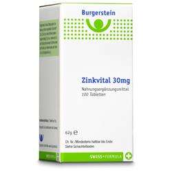 BURGERST ZINKVITAL 30MG TBL, 40 Stück, A-Nr.: 4182073 - 02