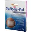 Sie sehen eine Packung 3M Medipore + Pad 5 x 7,2 cm, 5 Stück, Produktbild: 02 3M Medipore + Pad 5 x 7,2 cm, 5 Stück, A-Nr.: 1994310 - 02