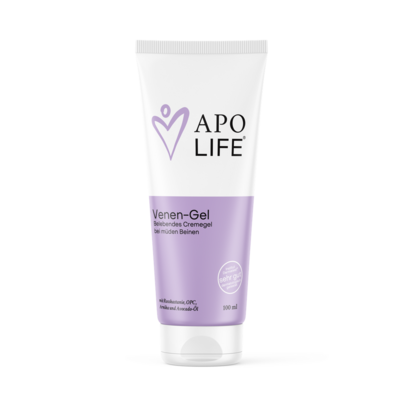 Sie sehen eine Packung Apolife Venengel, 100 Milliliter, Produktbild: 01 Apolife Venengel, 100 Milliliter, A-Nr.: 3803188 - 01