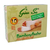 Sie sehen eine Packung Bambuspflaster Gina Su Vitalpflaster, 10 Stück, Produktbild: 02 Bambuspflaster Gina Su Vitalpflaster, 10 Stück, A-Nr.: 4270831 - 02