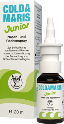 Sie sehen eine Packung COLDAMARIS NA+RA.SPRAY JUN, 20 Milliliter, Produktbild: 01 COLDAMARIS NA+RA.SPRAY JUN, 20 Milliliter, A-Nr.: 4532538 - 01