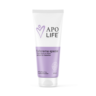 Sie sehen eine Packung Apolife Fusscreme special , 100 Milliliter, Produktbild: 01 Apolife Fusscreme special , 100 Milliliter, A-Nr.: 8020373 - 01