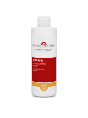 Sie sehen eine Packung Rotunden Apotheke Ringelblumen Duschgel, 400 Milliliter, Produktbild: 01 Rotunden Apotheke Ringelblumen Duschgel, 400 Milliliter, A-Nr.: 8023124 - 01