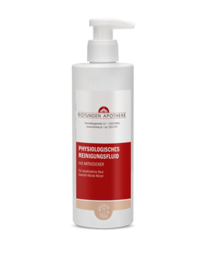 Sie sehen eine Packung Rotunden Apotheke Physiologisches Reinigungsfluid, 400 Milliliter, Produktbild: 01 Rotunden Apotheke Physiologisches Reinigungsfluid, 400 Milliliter, A-Nr.: 8026039 - 01