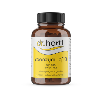 Sie sehen eine Packung Dr. Hartl Coenzym Q10 Kapseln, 60 Stück, Produktbild: 01 Dr. Hartl Coenzym Q10 Kapseln, 60 Stück, A-Nr.: 8894787 - 01