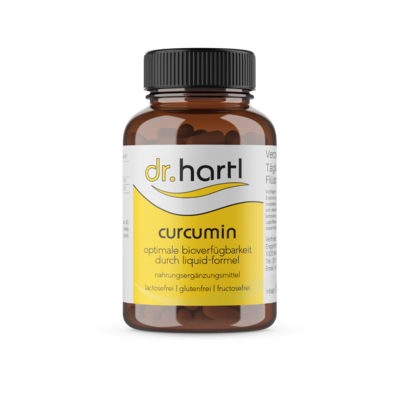 Sie sehen eine Packung Dr. Hartl Curcumin Liquid Kapseln, 60 Stück, Produktbild: 01 Dr. Hartl Curcumin Liquid Kapseln, 60 Stück, A-Nr.: 8894793 - 01