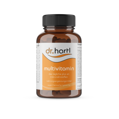 Sie sehen eine Packung Dr. Hartl Multivitamin A-Z Kapseln, 60 Stück, Produktbild: 01 Dr. Hartl Multivitamin A-Z Kapseln, 60 Stück, A-Nr.: 8894899 - 01
