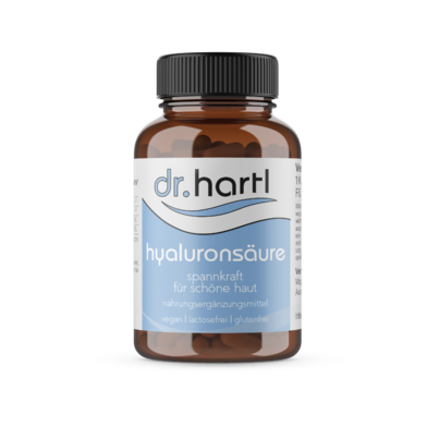 Sie sehen eine Packung Dr. Hartl Hyaluronsäure, 60 Stück, Produktbild: 01 Dr. Hartl Hyaluronsäure, 60 Stück, A-Nr.: 8568585 - 01