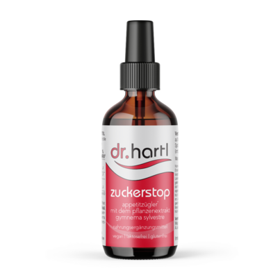 Sie sehen eine Packung Dr. Hartl Zuckerstop Spray, 30 Milliliter, Produktbild: 01 Dr. Hartl Zuckerstop Spray, 30 Milliliter, A-Nr.: 8570145 - 01