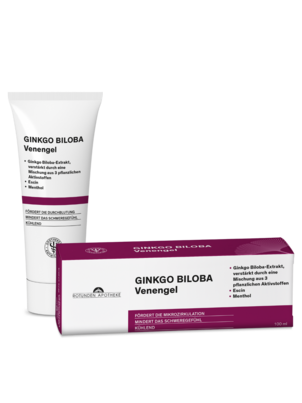 Sie sehen eine Packung Rotunden Apotheke Ginkgo Biloba Venengel , 100 Milliliter, Produktbild: 01 Rotunden Apotheke Ginkgo Biloba Venengel , 100 Milliliter, A-Nr.: 8062383 - 01
