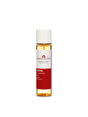 Sie sehen eine Packung Rotunden Apotheke Körperöl , 100 Milliliter, Produktbild: 01 Rotunden Apotheke Körperöl , 100 Milliliter, A-Nr.: 8909773 - 01