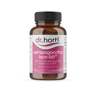 Sie sehen eine Packung Dr. Hartl Ashwagandha Kapseln, Produktbild: 01 Dr. Hartl Ashwagandha Kapseln, A-Nr.: 8570197 - 01