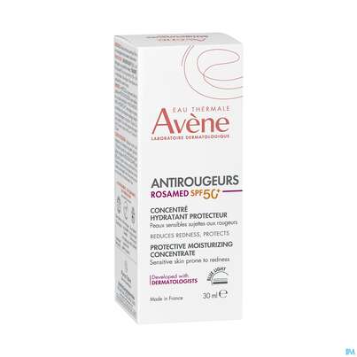 Sie sehen eine Packung Avene Antirougers Rosamed Spf50+ Anti- Roetung Konz Protect 30ml, Produktbild: 06 Avene Antirougers Rosamed Spf50+ Anti- Roetung Konz Protect 30ml, A-Nr.: 5920461 - 06