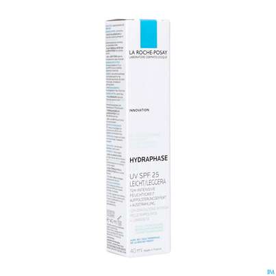 Sie sehen eine Packung La Roche Posay Hydraphase/ha Feuchtigkeitscreme Uv Leicht 40ml, Produktbild: 05 La Roche Posay Hydraphase/ha Feuchtigkeitscreme Uv Leicht 40ml, A-Nr.: 5716016 - 05